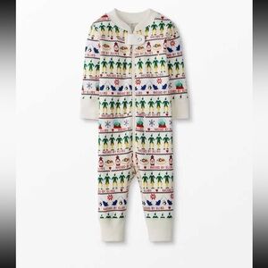 Hanna Andersson Elf Zippered Pajamas
